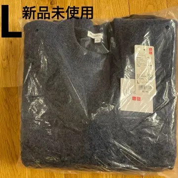 유니클로 JW 앤더슨 수플레얀 그라데이션 크루넥 스웨터 L