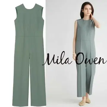 미라 오웬 백 V넥 올인원 0