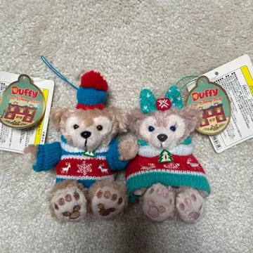 도쿄 디즈니 리조트 더피 셰리메이 인형 배지 세트