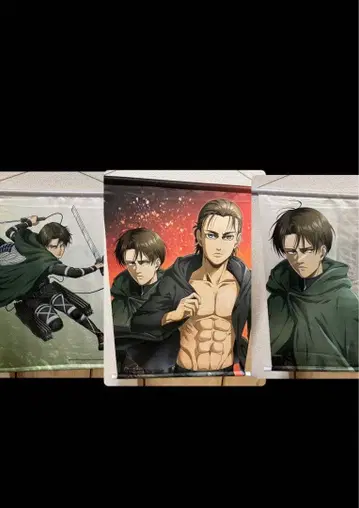 진격의 거인 태피스트리 애니메이션 스타일 리바이 엘렌