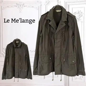 [ 루멜란지 ] 밀리터리 자켓/아우터 [ F ] 카키 코튼/면
