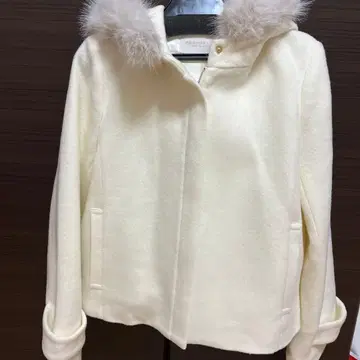 프로포션 바디 드레싱 퍼 후드 숏코트 M