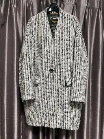 ITS MAJESTIC 니트풍 롱 코트