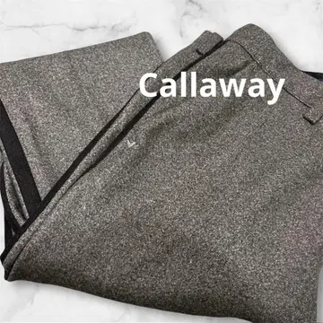 캘러웨이 L 사이드 라인 팬츠 L 울 소재 워셔블
