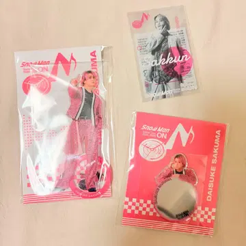 [ 새상품 ] 사쿠마 다이스케 클리어 스티커 아크릴 스탠드 거울 스티커