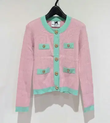 NOSECRETS MILANO 노시크레츠밀라노 바이컬러 가디건