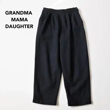 GRANDMA MAMA DAUGHTER 사이드 지퍼 울 팬츠