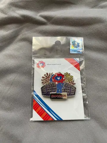 미사용 새상품 만박 미야쿠미야쿠 대지붕 링 불꽃놀이 핀 배지