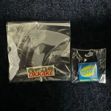 마카로니 연필 핑 배지 OKKAKE