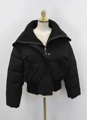 minagram 니트 레이어드 와이드 컬러 충전솜 점퍼 p699207