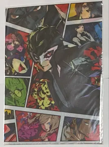 페르소나 로얄 공식 설정화집 클리어 파일 주인공 조커 아케치 고로