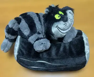 레어 디즈니 스토어 체셔 고양이 티슈 박스 커버 블랙 케이스