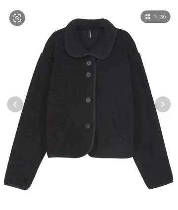 Wave Fleece Jacket (FL-049_Black)