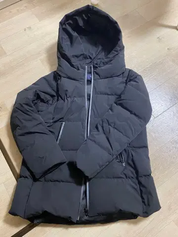 SHIPS 여성용 블랙 다운 자켓 후드 부착