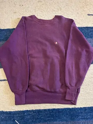 Champion 리버스 위브 퍼플 L 사이즈 USA 90s