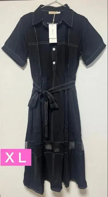 [ 완판템 ] MEJUNA A라인 프렌치 셔츠 원피스 XL mejuna