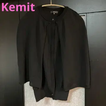 [ 새상품급 ] Kemit 케이프 슬리브 가디건