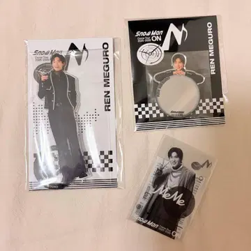 [ 새상품 ] 메구로 렌 아크릴 스탠드 거울 스티커 클리어 스티커