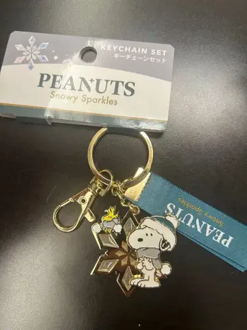 PEANUTS Snowy Sparkles 키체인 세트