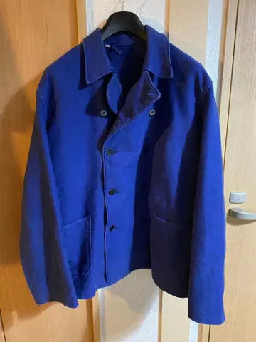 [레어] 50s 몰스킨 자켓 더블 브레스트 프렌치 워크