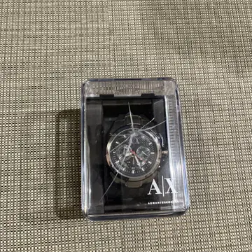 AX 크로노그래프 시계 블랙