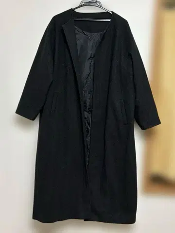 coca 롱 코트 FREE 블랙