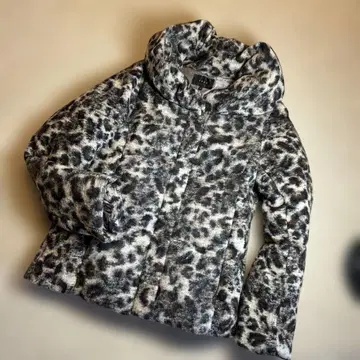 YEVS 레오파드 무늬 다운 자켓 S 새상품급