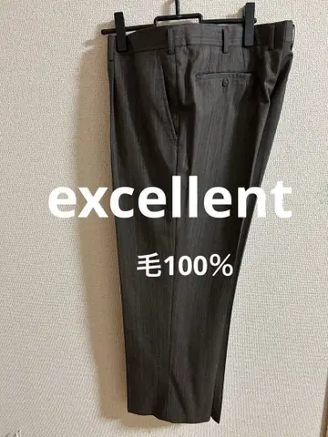 excellent 모 100% 남성용 슬랙스