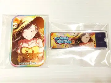 프로세카 시로이시 안 해바라기 배너 배지 스퀘어 캔뱃지