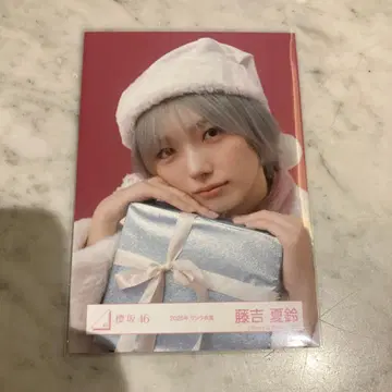 사쿠라자카46 후지요시 카린 브로마이드 산타 의상