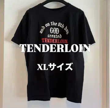 TENDERLOIN 텐더 로인 GOD 티셔츠 블랙 XL 사이즈