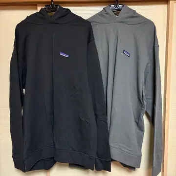 patagonia 후드티 XL 블랙 그레이 2장 세트