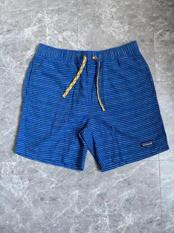 patagonia 오가닉 코튼 M 사이즈 스트라이프 숏팬츠