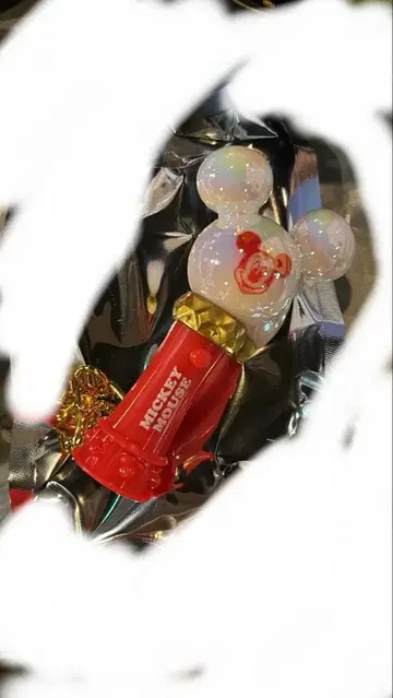 디즈니 스토어 시크릿 응원봉 키체인 미키