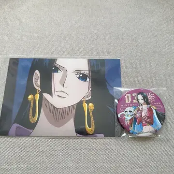 원피스 애니메이션 20주년 캔뱃지 토루파카 엽서 핸콕