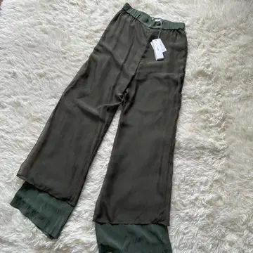 [택 포함 새상품] 2021 UN3D. 시어 레이어드 팬츠