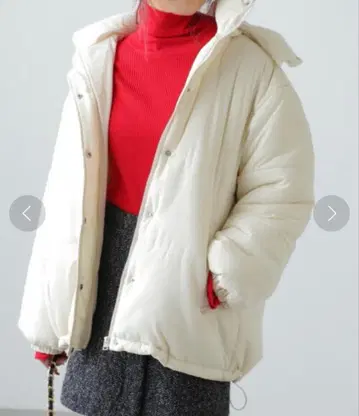 새상품 미들 기장 충전솜 코트 다운 kastane mystic 치코 계열