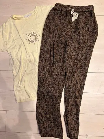 샌드레스 문 티셔츠&팬츠 세트