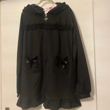 택 포함 새상품 프리메로 후드티 원피스 블랙