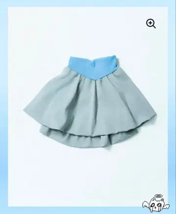 아노짱 ano HELL BLAU(헬브라우) 백 레이스업 스커트