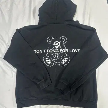 OY 블랙 후드 부착 후드티 남녀 공용