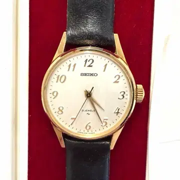 새상품급 SEIKO 수동 와인딩 시계 21 JEWELS 골드