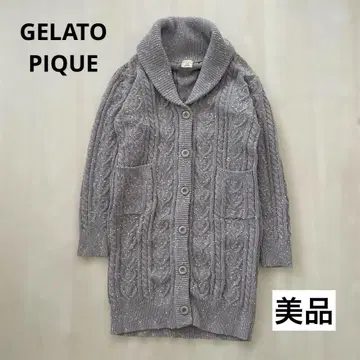 [새상품급] GELATO PIQUE 가디건 롱 하트 룸웨어