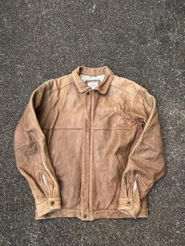 ANGEL LEATHER 90s vintage leather jacke