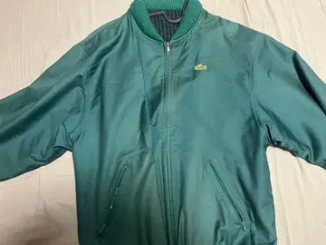LACOSTE 라코스테 나일론 자켓 블루종 구제 의류 악어 로고 그린