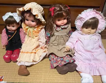 빈티지 인형 소녀 쇼와 레트로