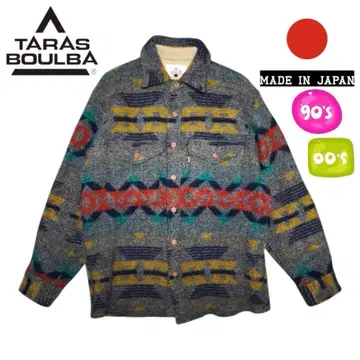 TARAS BOULBA 네이티브 울 셔츠 자켓