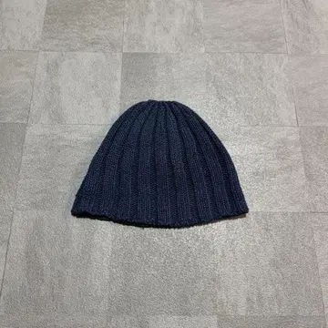 BLUE BLUE 블루블루 비니 리브 니트 인디고 일본제