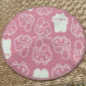 마이멜로디 원형 매트 핑크