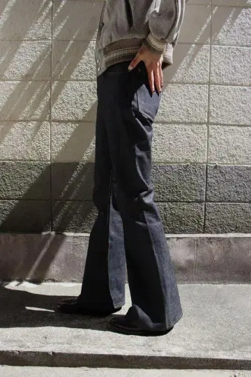 SUGARHILL 32 새상품 택 포함 미사용 데님 플레어 인디고 정품